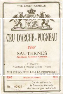 Cru d'Arche-Pugneau