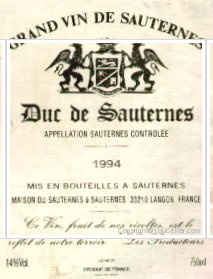 Duc de Sauternes