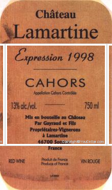 Château Lamartine - Cuvée expression