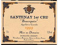 Domaine Chanzy - 1er Cru Beaurepaire