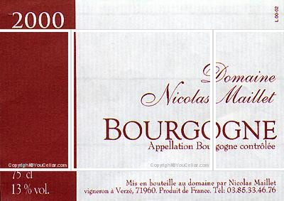 Domaine Nicolas Maillet