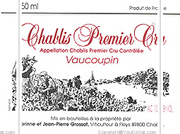 Domaine Grossot - 1er Cru Vaucoupin