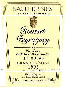 Rousset-Peyraguey - Grande Réserve