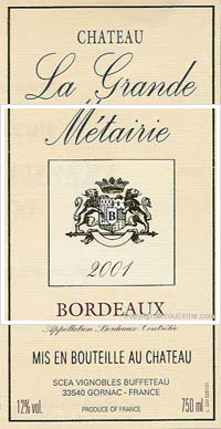 Château La Grande Métairie