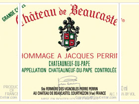 Château de Beaucastel - Hommage à Jacques Perrin