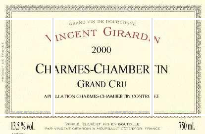 Vincent Girardin - Grand Cru