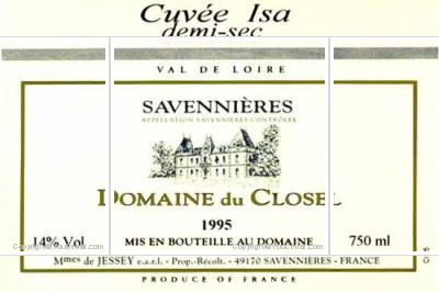 Domaine du Closel - Cuvée Isa