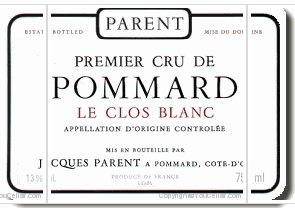 Domaine Parent - 1er Cru Le Clos Blanc