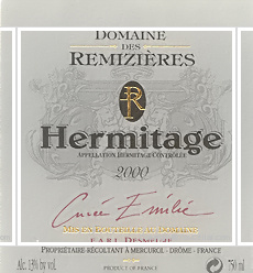 Domaine des Rémizières - Cuvée Emilie