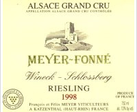 Meyer-Fonné - Grand Cru Wineck-Schlossberg