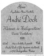 André Dock - Cuvée tentation