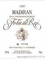 Cave de Crouseilles - Folie de Roi