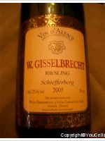 Willy Gisselbrecht Riesling Schiefferberg