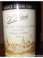J. Fritsch - Grand Cru Schlossberg Vendanges Tardives