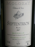 Molozay - Château de Vaux - Septentrion