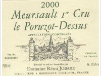 Domaine Rémi Jobard - 1er Cru - Le Poruzot-Dessus
