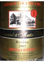 Raymond et Martin Klein - Grand Cru Zinnkoepflé