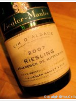 Ziegler Mauler Riesling Bouxreben de Mittelwihr