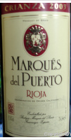 Marqués del Puerto Crianza
