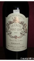 La Croix Saint Jean - fût de chêne