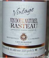 Cave de Rasteau Vintage