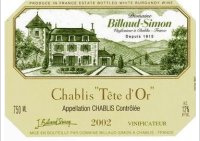 Domaine Billaud-Simon - Tête d'Or