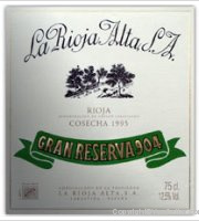 La Rioja Alta Gran Reserva