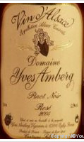 Domaine Yves Amberg - Rosé