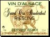 Bernard Weber - Grand Cru Bruderthal
