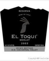 El Toqui Merlot Reserva