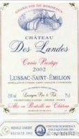 Château des Landes - Cuvée Prestige