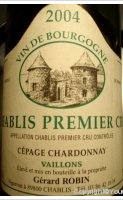 Gérard Robin - 1er Cru - Vaillons
