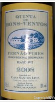 Quinta de Bons-Ventos - Fernão Pires