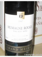 Grand Métral - Humagne Rouge