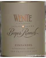 Wente Vineyards Beyer Ranch Zinfandel