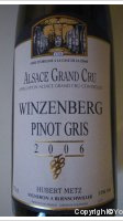 Hubert Metz - Grand Cru Winzenberg