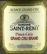 Domaine Saint Rémy - Grand Cru Brand