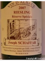 Joseph Schaffar - Réserve Spéciale