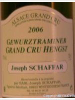 Joseph Schaffar - Grand Cru Hengst
