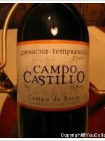 Campo Castillo Garnacha Tempranillo