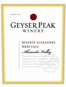Geyser Peak Reserve Alexandre Meritage