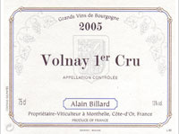Domaine Alain Billard Premier Cru