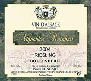 Vignobles Reinhart - Bollenberg