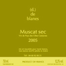 (D.) de Blanes - Muscat sec