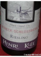 Henri Klée - Grand Cru Wineck Schlossberg