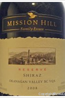 Mission Hill - Reserve Shiraz