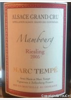 Marc Tempé - Grand Cru Mambourg