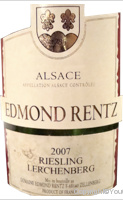 Edmond Rentz - Riesling - Lerchenberg