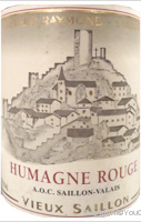 Gérard Raymond - Humagne Rouge Vieux Saillon
