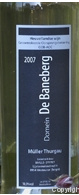 Wijngaard de Baneberg - Müller-Thurgau